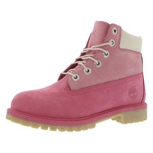 Timberland Pink nubuck boots tri-colour sz 7